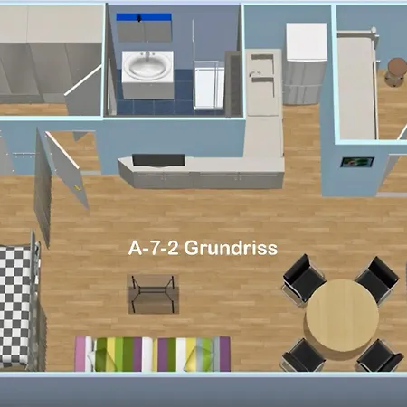 Apartment - Haus A, App 0a0702 *
